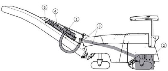 Abb. 1 Schematische Darstellung einer BOMAG-Straenfrse mit Elektroabscheider.