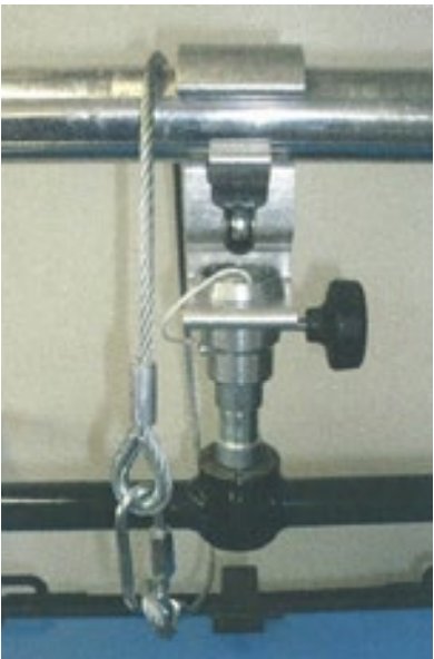 Abb. 37 Genormte Scheinwerfer und Leuchtenbefestigungselemente nach DIN 15560-24: 1996-12 sowie Befestigungselement und bergangsstcke nach DIN 15560-25: 1987-01